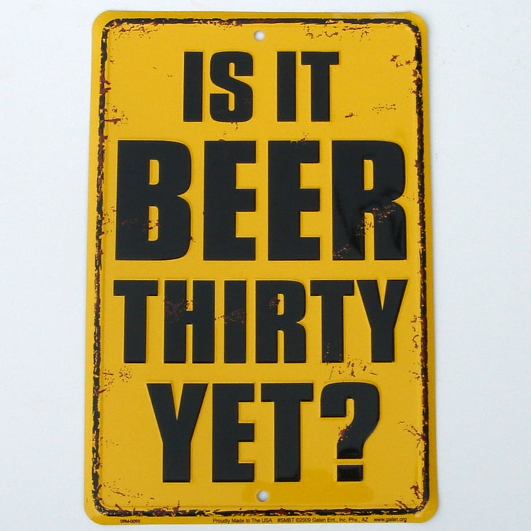New Vintage Antique Style Beer 30 Distressed Old Tin Metal Bar Sign New Vintage Antique Style Beer 30 Distressed Old Tin Metal Bar Sign