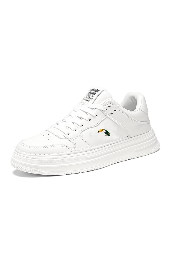 vintage casual funny shoes for men hornbill comfortable breathable soft white all-match animals birthday classic gifts shoes