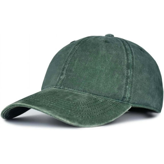 vintage cotton washed baseball caps unstructured low profile adjustable distressed dad hat for men women s-m-l-xxl