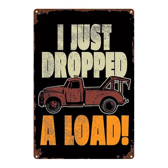 A vintage truck-themed metal wall decoration, 8x12 inches (20x30 cm), made of rustic wrought iron, perfect for decorating homes, bars, garages, clubs, restaurants, and cafes.
