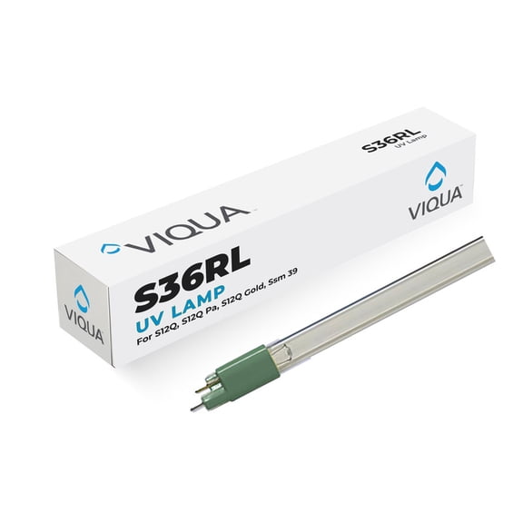 VIQUA S36RL Genuine OEM Sterilume-EX Low-Pressure UV Replacement Lamp with 2 O-Rings Fits S12Q, S12Q-PA, S12Q-Gold, SSM-39, S24Q, S40Q & SUV 24P-100P UV Water Purification Systems, 37"