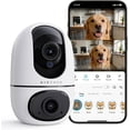 thumbnail image 1 of virtavo Pet Camera for Dogs & Cats, Indoor Security Camera with 360° PTZ, Smart Motion Tracking, 2‑Way Audio, Night Vision, Dual‑Lens Two Views in One, No Monthly Fee, 2.4GHz WiFi, 1 of 8