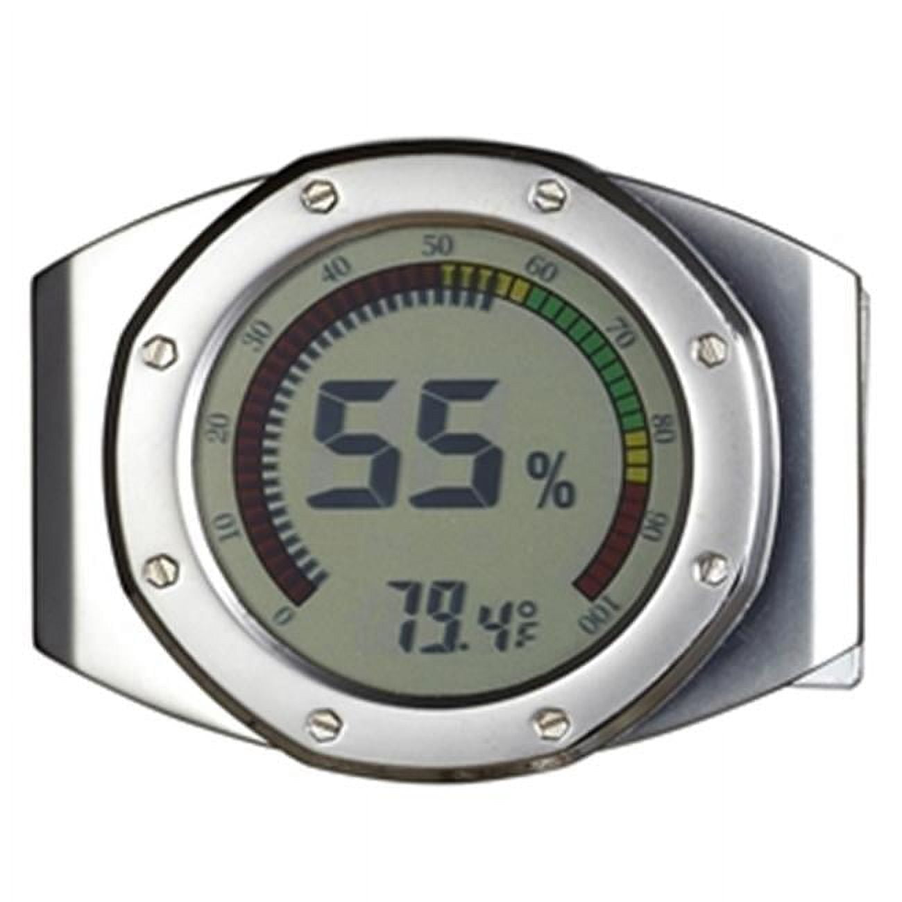 visol ultramodern circular digital hygrometer