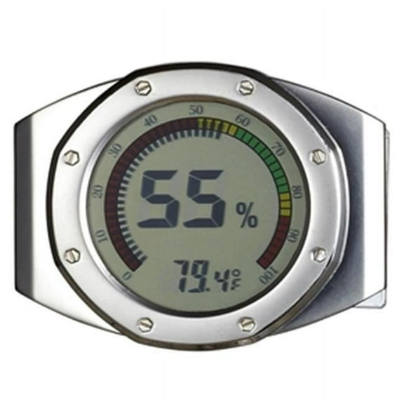visol ultramodern circular digital hygrometer
