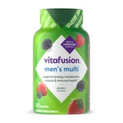 vitafusion Adult Gummy Vitamins for Men with 10% More Vitamins A, C, & E, 120 Count