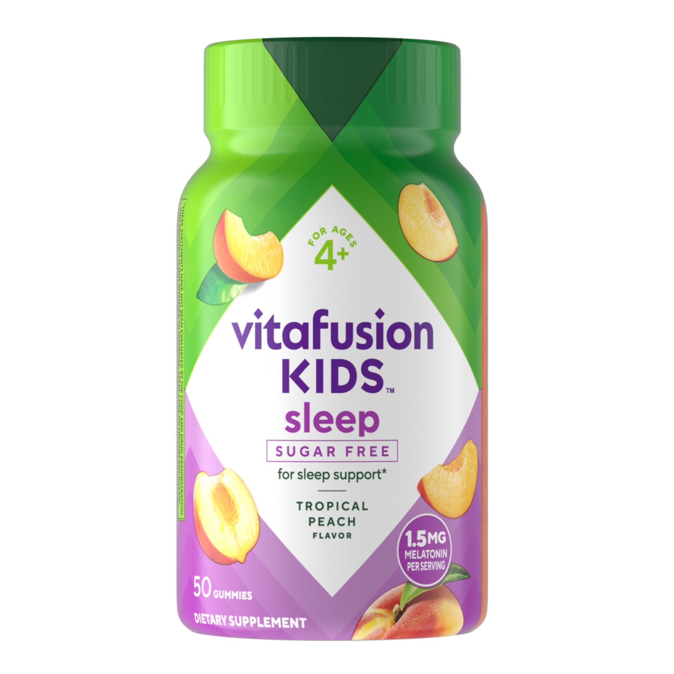 JUSGLITTY  melono様用 vitafusion Kids Melatonin Gummy Supplements, Tropical Peach