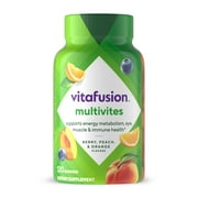 vitafusion MultiVites Gummy Multivitamins for Adults with 10% More Vitamins A, C, & E, 120 Count