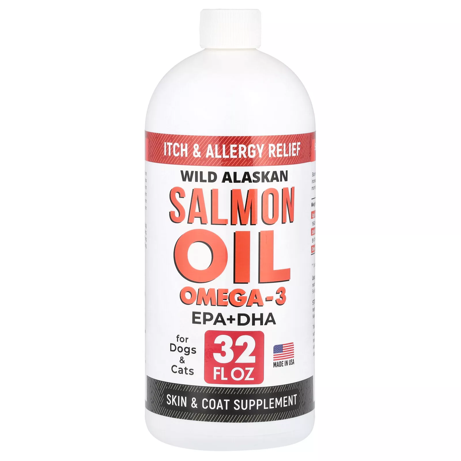 vitagen Wild Alaskan Salmon Oil Omega3, For Dogs & Cats, 32 fl oz