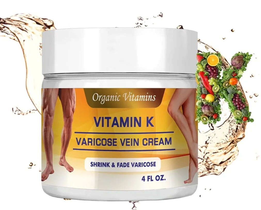 vital life VITAMIN K & VITAM E, A SERUM FOR BRUISES & SPIDER CREAM 4 oz