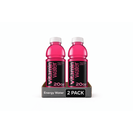 vitaminwater Power-C Dragonfruit Nutrient Enhanced Flavored Water Beverage, 20 fl oz Bottles ( 2 Pack)