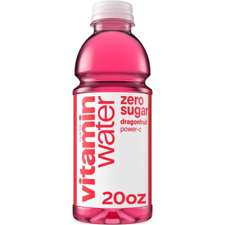 vitaminwater Power-C Zero Sugar Dragonfruit Flavored Water Beverage Bottle, 20 fl oz