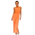 thumbnail image 1 of vivian's fashions jumpsuit - convertible, 8 ways to wear (brown, x-large), 1 of 3