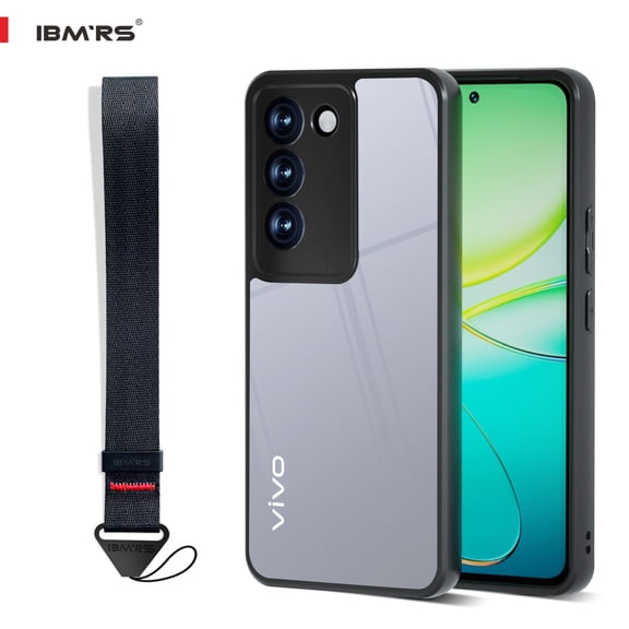 for vivo V30 lite 4/5G / Y100 5G/Y200e 5G/T3 5G /V40 SE Case,Military Grade Drop Tested, Shockproof Matte Translucent Hard Back Slim Protective Case. Camo Black