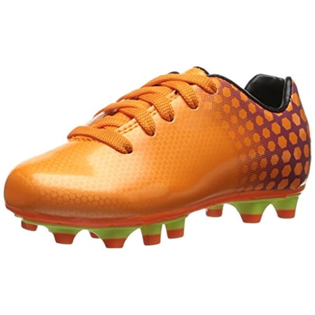 Vizari Palomar FG Soccer Cleat (Toddler/Little Kid/Big Kid), Orange/Purple, 10.5Y