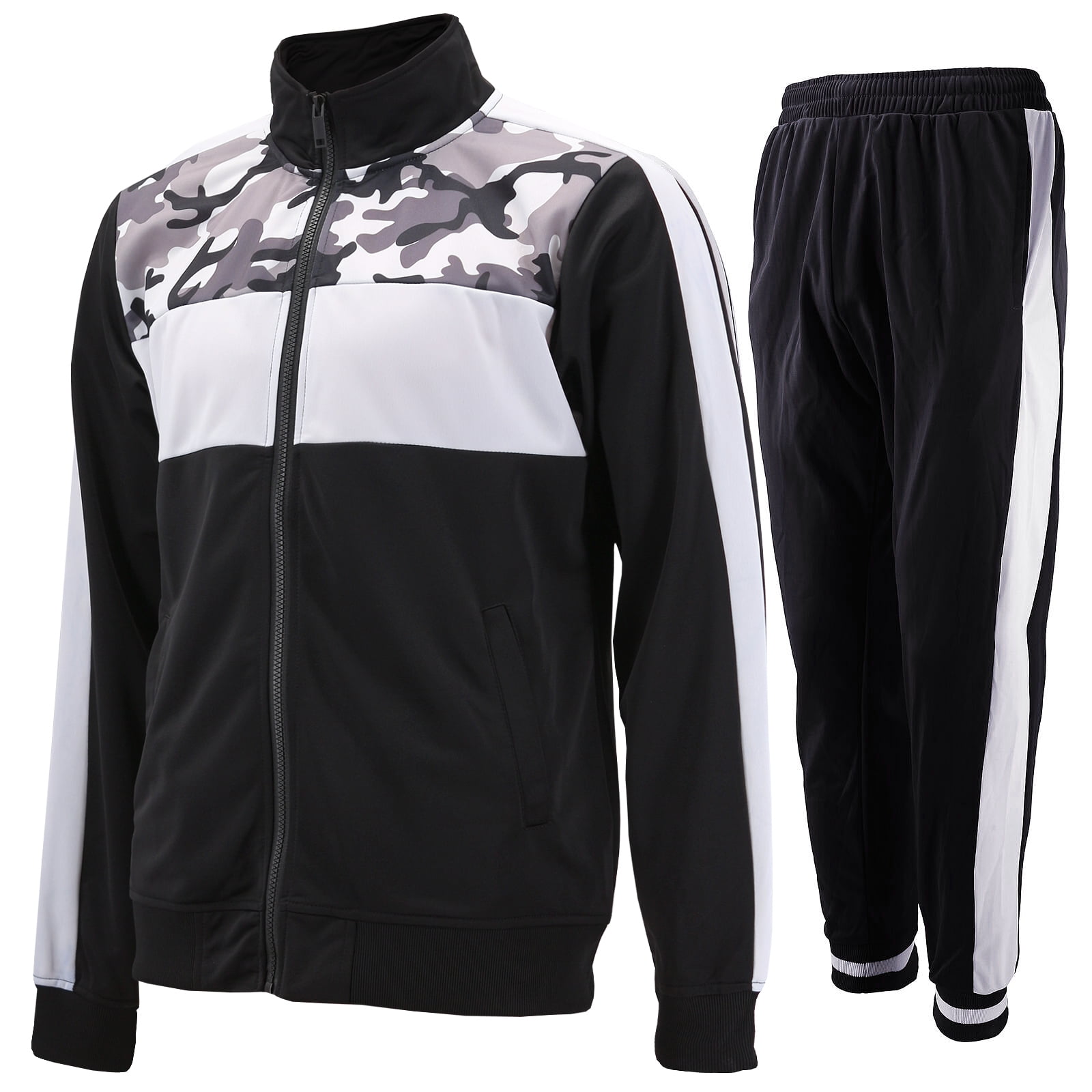 vkwear Men's Striped Athletic Running Jogging Gym Slim Fit vkwear Men's Striped Athletic Running Jogging Gym Slim Fit