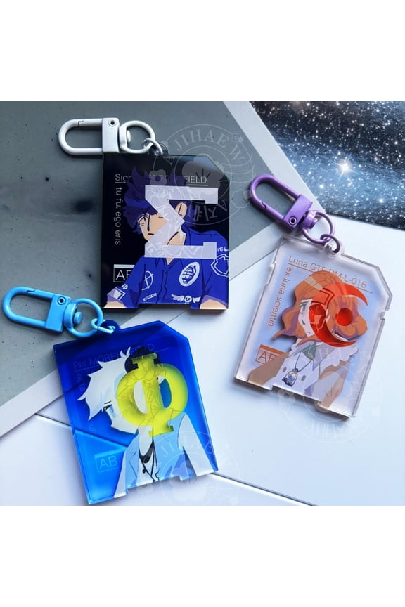vlr charms // zero escape sd card keychains (1 keychain)