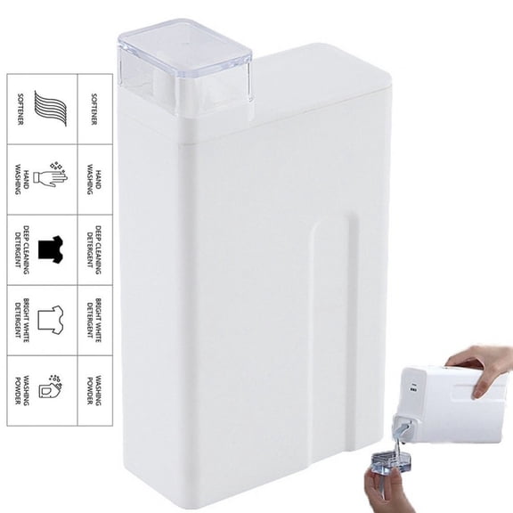 vlrwzc 1000ml Laundry Detergent Dispenser Bottle Refillable Liquid Soap Bottle