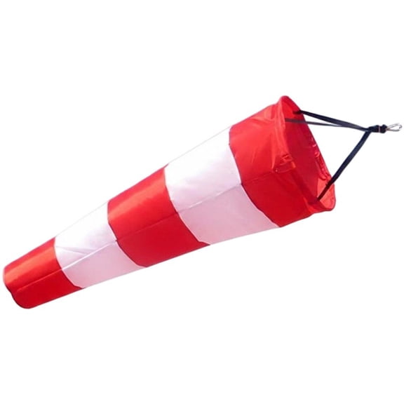 vlrwzc 100cm Windsock Outdoor Wind Direction Measurement Belt Rip-stop Weather Vane for Airport Aviation Garden Farm