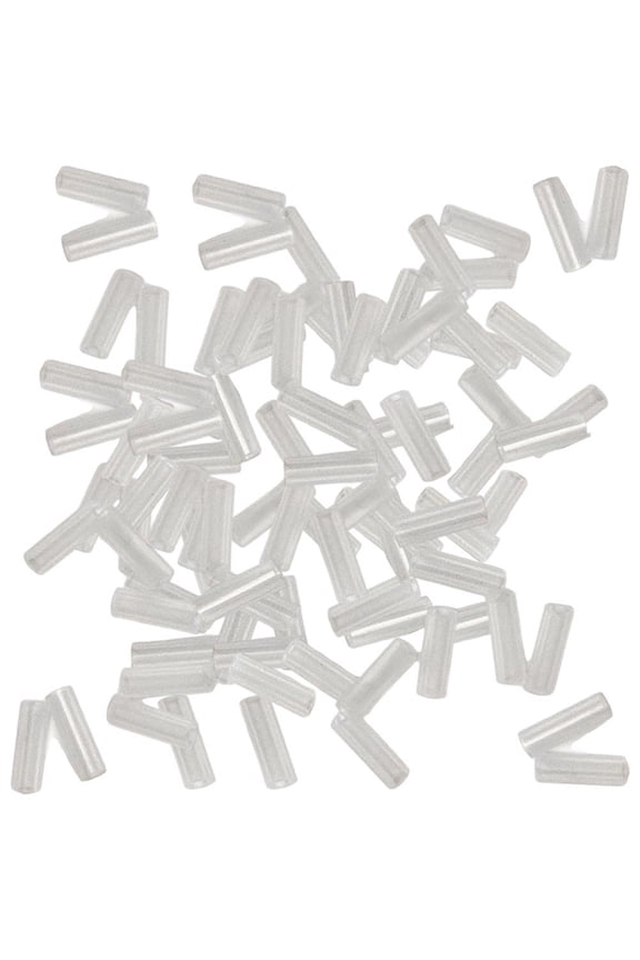 100pcs Acrylic Charm Keychain Protection Covers  Anti-Drop Bead Chains for Photocard Holders, Key Rings, Peripheral Accessories