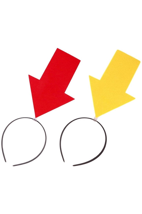 2 Pcs Arrowhead Shape Headband Funny Party Headband Novelty Hair Hoop Halloween Headpiece Props for Festival Masquerade