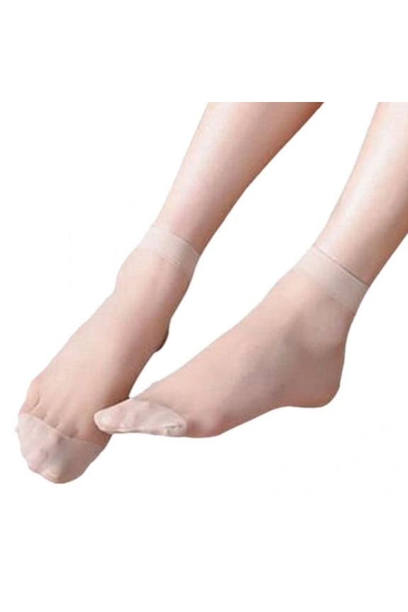 20 Pair Crystal Stockings Ladies Ultra-thin Invisible Socks Transparent Short Socks