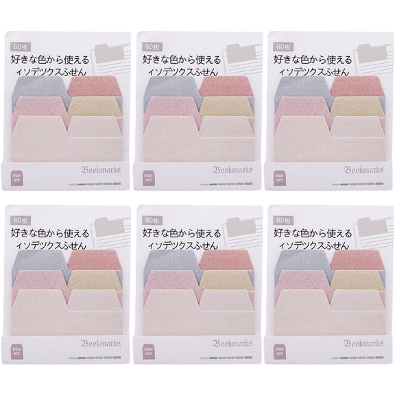 vlrwzc 360PCS Blank Sticky Index Sticky Notes Paper Tabs Writable Page Markers for Books Documents Folders