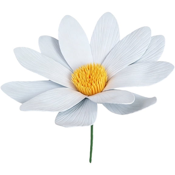 vlrwzc 45cm EVA Giant Artificial Daisy Flower DIY Simulation Stem for Wedding Backdrop Decor