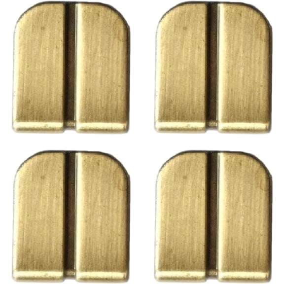 vlrwzc 4Pcs Iron Cord Ends Book Corner Protector Antique Bronze Clip Edge Protectors for Notebook Album Vintage Photo Corners File Corner Decorative Accessory