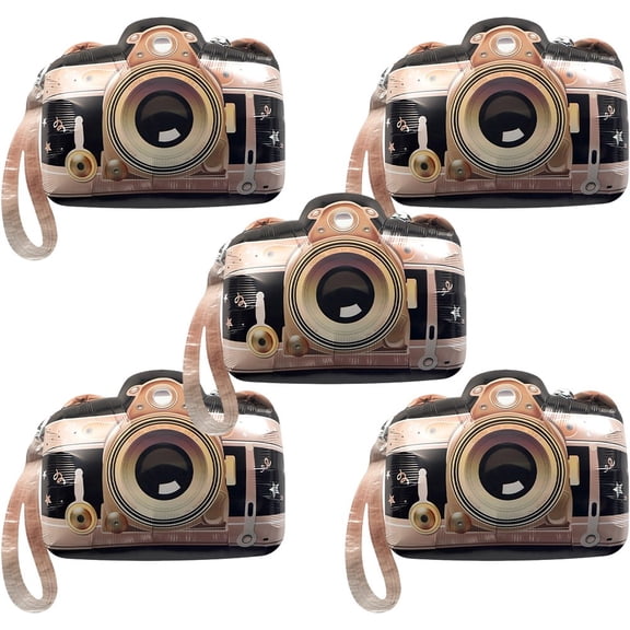 vlrwzc 5pcs Large Camera Balloon For Social Media Party Decoration Happy New Year Party Wedding Anniversary Decorations