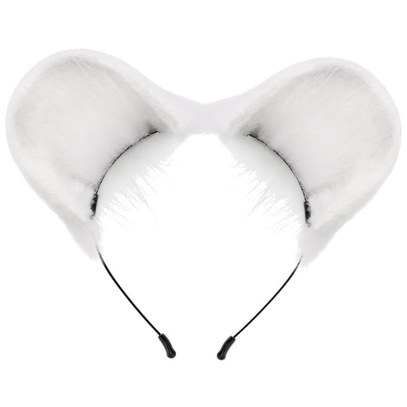 vlrwzc Animal Ears Hairpin Kawaii Headwear Animal Ears Headband Prop Soft Makeup Hair Accessory