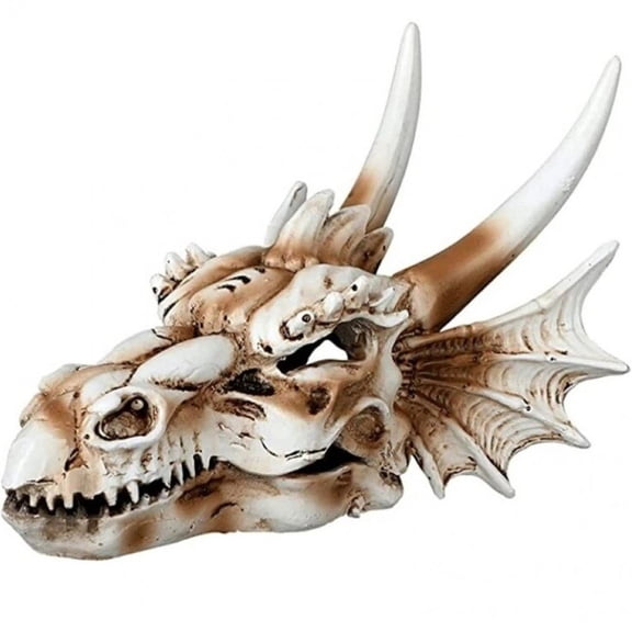 vlrwzc Aquarium Decoration Artificial Skeleton Dragon Head Ornament Fish Tank Decorations Aquarium Ornament Fish Tank Accessories