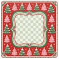 thumbnail image 1 of vlrwzc Christmas Tree Cartoon Mahjong Mat, Anti-Slip Noise Reduction Game Table Cover for Tile Games, Cards, Board Games, 31.5 x 31.5 in, 1 Pack, 1 of 7
