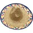 thumbnail image 1 of vlrwzc Cinco De Mayo Straw Sombrero Hat Mexican Party Headwear, 1 of 7