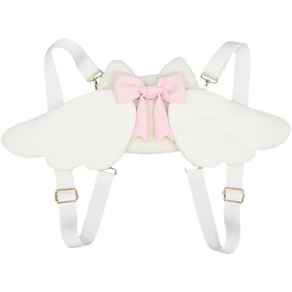 vlrwzc Cute Backpack for Plush Backpacks Bag Bowknot Backpacks Soft Mini Handbag for Little