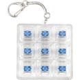 thumbnail image 1 of vlrwzc DIY Keyboard Fidget Keychain 9Keys Finger Keyboard Cap Portable Keychain Clickers for Adults Stress Relief Keyboard Fidget Clicker, 1 of 7
