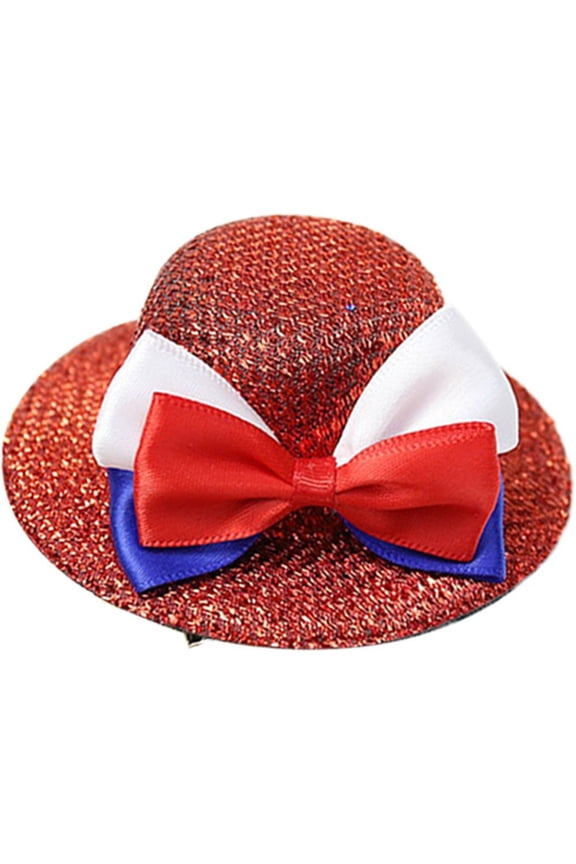 Decorative Hair Pin Bow-knot Design Hat Hairpin Simple Hair Fastener Accessories French Hair Clips Hair Barrette Clips