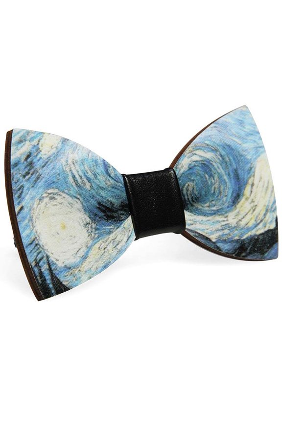 Fashion Wooden Bowtie Gentleman Bow Ties Handmade Creative Pattern Tie Party Bow Ties Butterfly Wooden Unique Tie for Man Woman