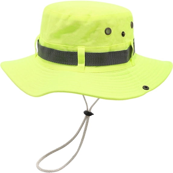 vlrwzc Foldable Wide Brim Bucket Hat UV Protection Hiking Camping Sun Hat