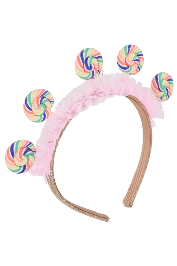 Headbands Glitter Headbands for Lollipop Lace Headbands Sequins Hairbands Rainbow Hairhoop Accessories