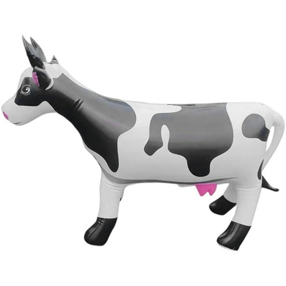 vlrwzc Inflatable Cow Blow Up Animal Inflatable Toy Cow Cow Birthday Party Decorations Giant Inflatable Cow Balloons Farm Party Decorations