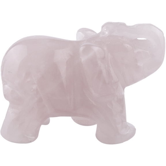 vlrwzc Jade Ornaments Crystal Elephants Lucky Elephant Ornaments Healing Crystal Figurines Statues for Decoration Statue Figurine Crafts
