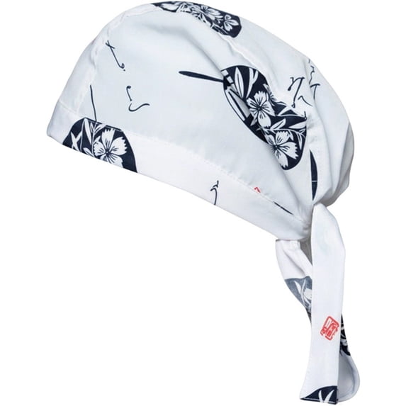 vlrwzc Japanese Style Chef Bandana Hat Adjustable Cotton Work Cap for Sushi Restaurants