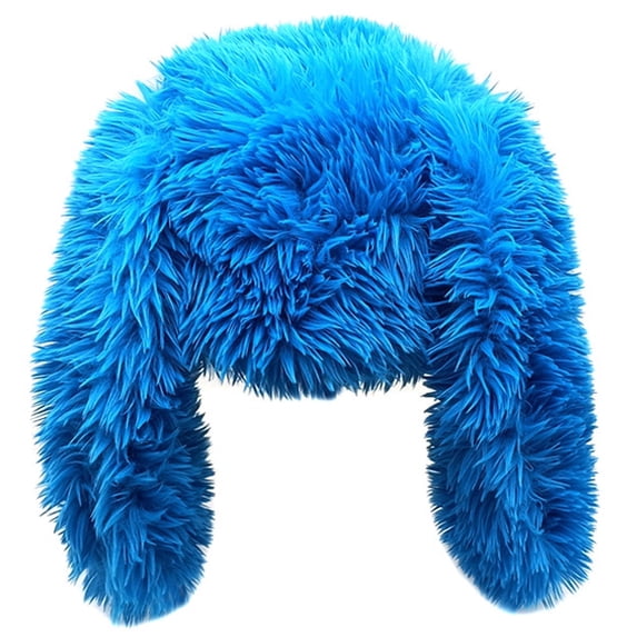 vlrwzc Long Ear Plush Hat Cartoon Animal Cap Rabbit Ears Plush Beanie Hat Women Winter Warm Hat Protective Ear Cold Hat
