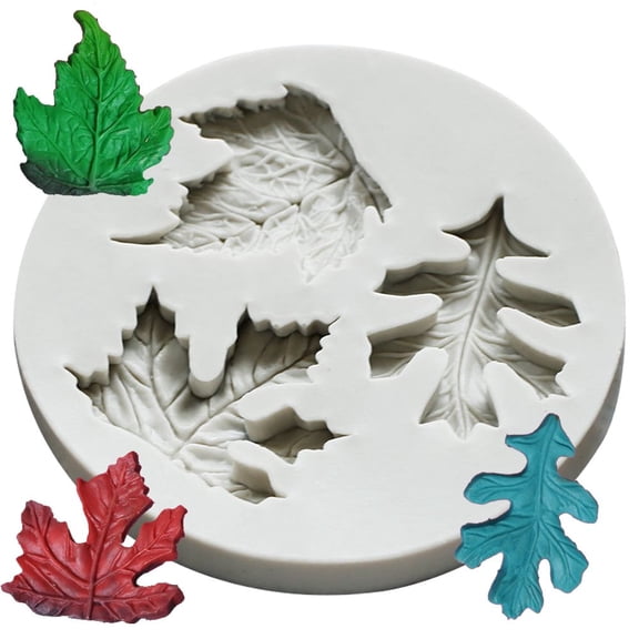 vlrwzc Maple Leaf Silicone Mold Forest Animal Series Mold Kitchen DIY Cake Baking Decoration Fudge Cookie Tools Chocolate Mold
