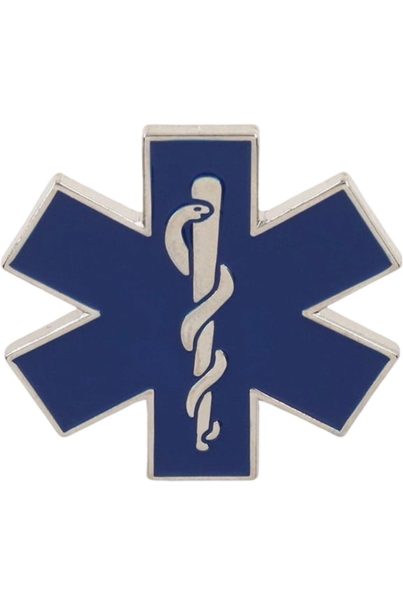 Medical Star of Life Caduceus Pin Badge, Star Of Life Paramedic Lapel Pins Metal Enamel Pin Badge for individual Nurses Doctors