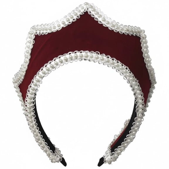 vlrwzc Medieval Elizabethan Crown Headpiece Tudor Renaissance Royal Coronet