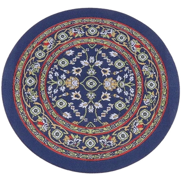 vlrwzc Mini Carpet 1:12 Miniature Floor Rug Carpet Doll House Bedroom Living Room Floor Mat Mini Rugs Decoration for Dollhouse Decor