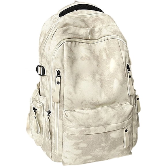 vlrwzc Nylon Casual Travel Backpack Lightweight Water Resistant Rucksack Commuter Daypack