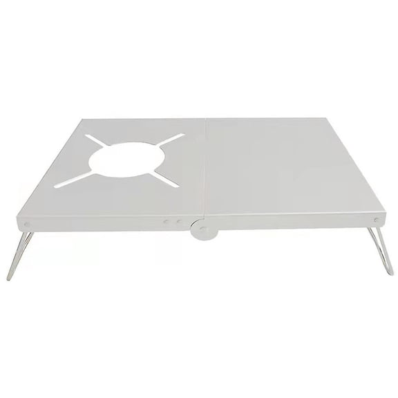vlrwzc Outdoor Folding Stove Table Windproof Stove Stand Camping Stove Table for Camping Hiking