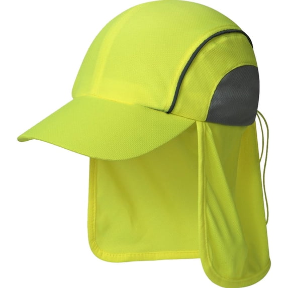 vlrwzc Outdoor Sun Hat for Men Women Summer Breathable Wide Brim Reflective Fishing Hat with Neck Flap High Visibility Legionnaires Cap